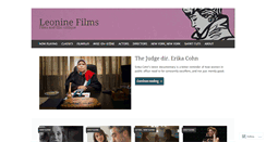 Desktop Screenshot of leoninefilms.com